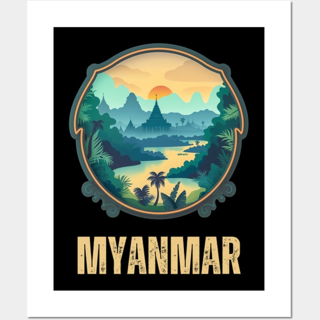 Myanmar Wall Art by Mary_Momerwids